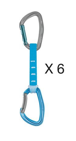 Petzl Оттяжки скалолазные набором штук Petzl 6 Djinn Axess