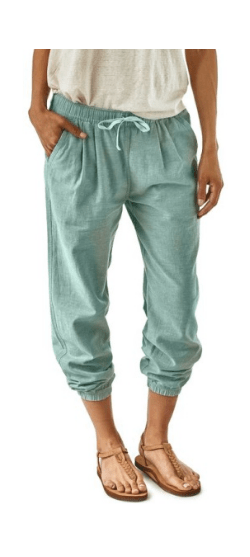 Комфортные женские брюки Patagonia Island Hemp Beach
