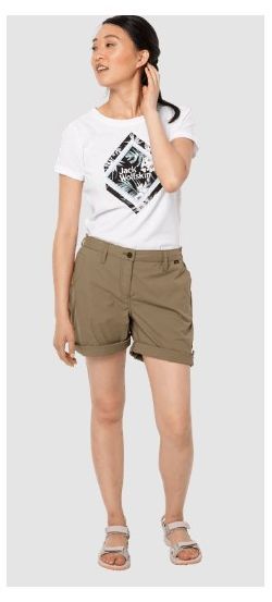 Jack Wolfskin Эластичные шорты для туризма Jack Wolfskin Desert Shorts W