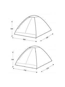 KingCamp Прочная палатка King Camp 3016 MONODOME 2