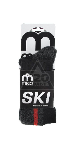Mico Носки с плоскими швами Mico Basic ski sock in wool