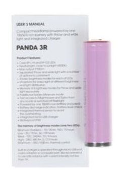 Яркий Луч Компактный налобный фонарь Яркий луч YLP Panda 3R