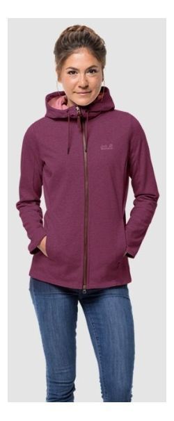 Jack Wolfskin Женская куртка из флиса Jack Wolfskin Riverland Hooded Jacket W