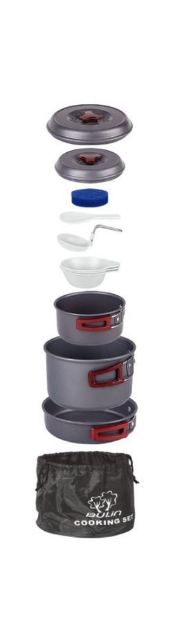 BULin Набор посуды для походов на 2-3 человека BULin BL200-C2