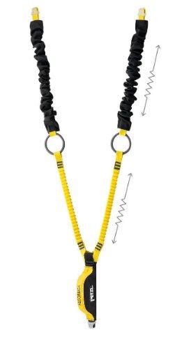 Petzl Прочный строп с кольцами Petzl Absorbica-Y Tie-Back Lanyard