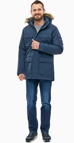 Jack Wolfskin Аляска с синтетическим утеплителем мужская Jack Wolfskin Glacier Canyon Parka