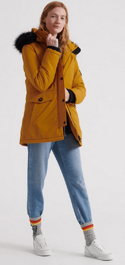 SuperDry Sport & Snow Теплая парка для девушек Superdry Ashley Everest Parka