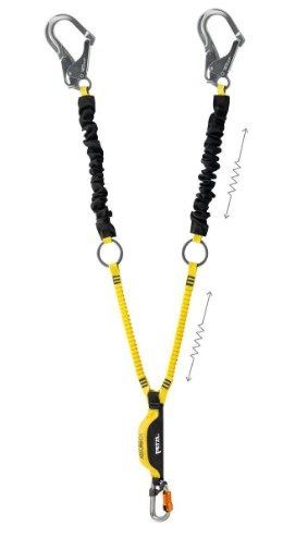 Petzl Эластичный строп с кольцами Petzl Absorbica-Y Tie-Back Int Lanyard