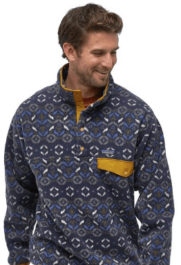 Patagonia Мужской флисовый пулон Patagonia Synchilla Snap-T Fleece Pullover