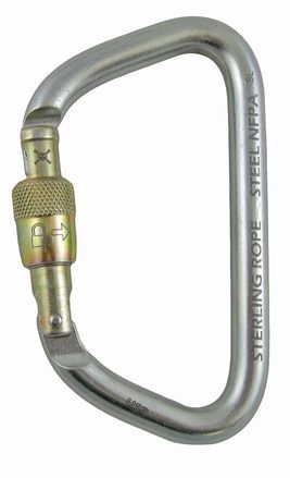 Sterling Rope Карабин прочный Sterling Rope Sterling Steel Screwlock Carabiner