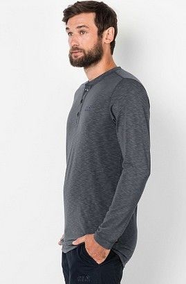Jack Wolfskin Футболка демисезонная мужская Jack Wolfskin Winter Travel Henley Men
