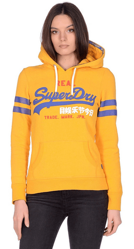 SuperDry Sport & Snow Спортивная женская кофта с капюшоном Superdry