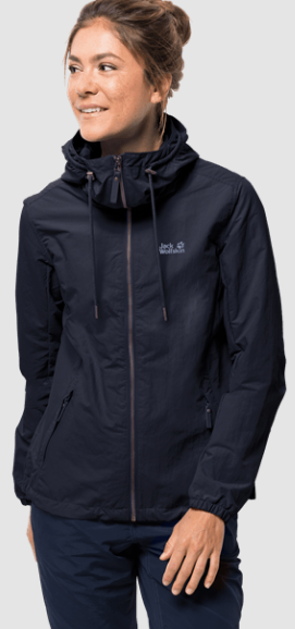 Jack Wolfskin Женская куртка с защитой от УФ излучения Jack Wolfskin Lakeside Jacket W