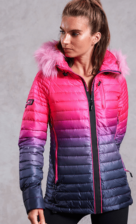 SuperDry Sport & Snow Утепленная куртка для девушек Superdry Power Fade Jacket