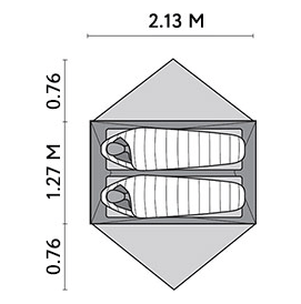 MSR Палатка для путешевствий MSR Freelite 2