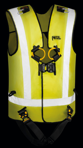 Petzl Страховочная привязь с жилетом Petzl Newton Easyfit Hi-Viz