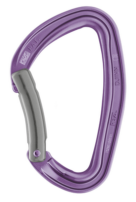 Petzl Карабин из алюминия с гнутой защелкой Petzl Djinn