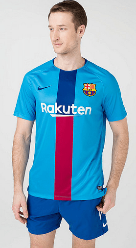 Nike Футболка с логотипом команды Nike FCB M NK Dry SQD Top SS GX 2