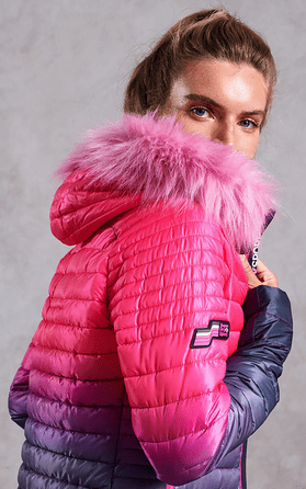 SuperDry Sport & Snow Утепленная куртка для девушек Superdry Power Fade Jacket