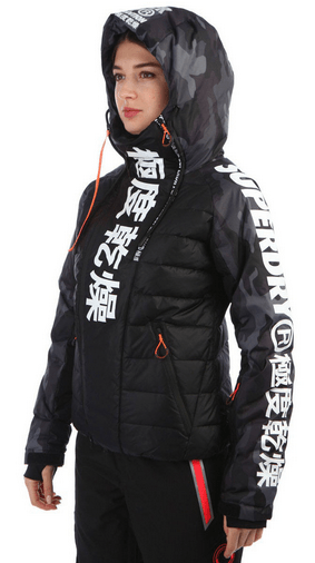 SuperDry Sport & Snow Женская технологичная куртка Superdry Japan Edition Snow Down Jacket