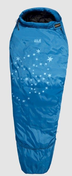 Jack Wolfskin Удобный спальный мешок с левой молнией Jack Wolfskin Grow Up Star (комфорт +10)