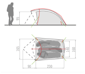 Vaude Кемпинговая палатка Vaude Taurus 3P