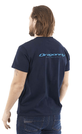 DRAGONFLY Мужская футболка с принтом Dragonfly Snow Man