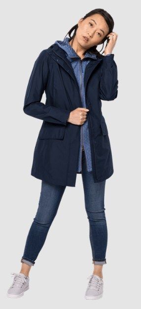 Jack Wolfskin Дышащий плащ Jack Wolfskin Cape York Coat W
