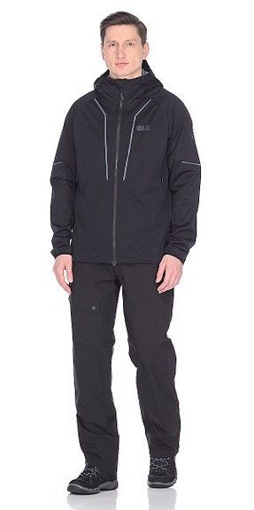 Jack Wolfskin Куртка износостойкая спортивная мужская Jack Wolfskin GREEN VALLEY JACKET MEN