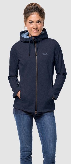 Jack Wolfskin Женская куртка из флиса Jack Wolfskin Riverland Hooded Jacket W