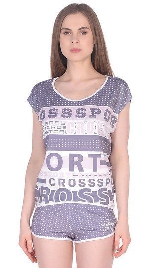 Cross sport Удобный женский костюм с шортами Cross sport