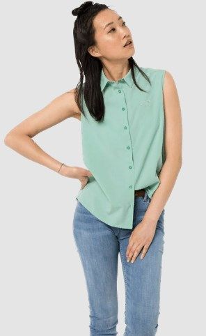 Jack Wolfskin Легкая женская рубашка Jack Wolfskin Sonora Sleeveless Shirt W