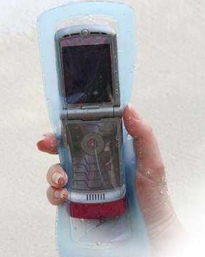 Aquapac Защитный серо голубой чехол Aquapac - Flip Phone Case