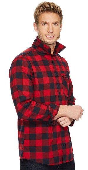 Jack Wolfskin Стильная мужская рубашка Jack Wolfskin Red River Shirt