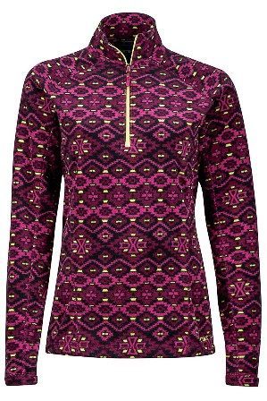 Marmot Кофта с плоскими швами из флиса Marmot Wm's Rocklin 1/2 Zip