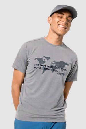 Jack Wolfskin - Стильная футболка JWP World T M