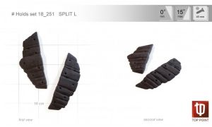 Комплект зацепов для скалолазания Top Point Split L #251