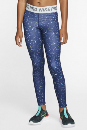Тайтсы подростковые Nike G Np Wm Tght Print Wz
