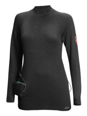 Фуфайка с подогревом женская Redlaika Arctic Merino Wool RL-TW-11 (2 USB модуля, PowerBank в комплект не входит)