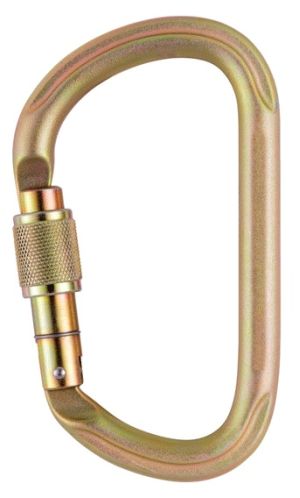 Стальной альпинистский карабин Petzl Vulcan Screw-Lock