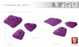 Комплект скалолазных зацепов Top Point Sloth #298