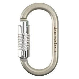 Карабин Вертикаль овал стальной люкс автомат (Keylock)