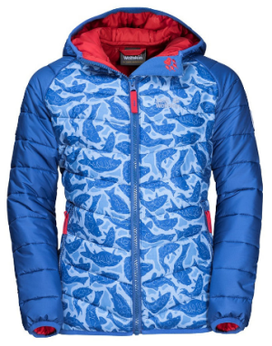Куртка с ярким принтом Jack Wolfskin Zenon print jacket kids