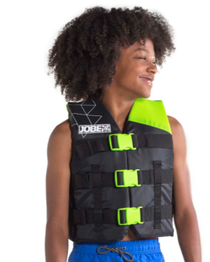 Жилет детский легкий яркий Jobe Nylon Vest Youth Lime Green