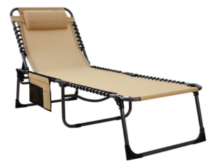 Шезлонг удобный складной KingCamp 2020 Hamburg Cool Cot