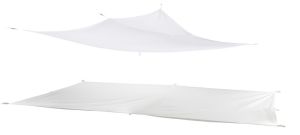 Туристический белый тент м Tengu Mark 85T PVC 5x5,6