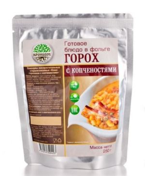 Блюдо для походов Каша гороховая с копченостями Кронидов 
