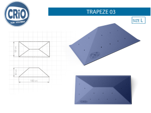 Удобный рельеф для скалолазания Crio Holds Trapeze 03