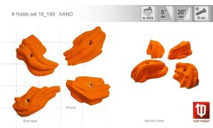 Зацепы для скалодромов Top Point #199 Sand