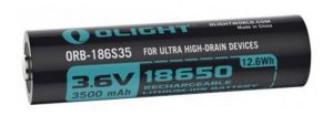 Перезаряжаемая защищенная батарея Olight 18650 HDC 3,7 B 3500 mAh